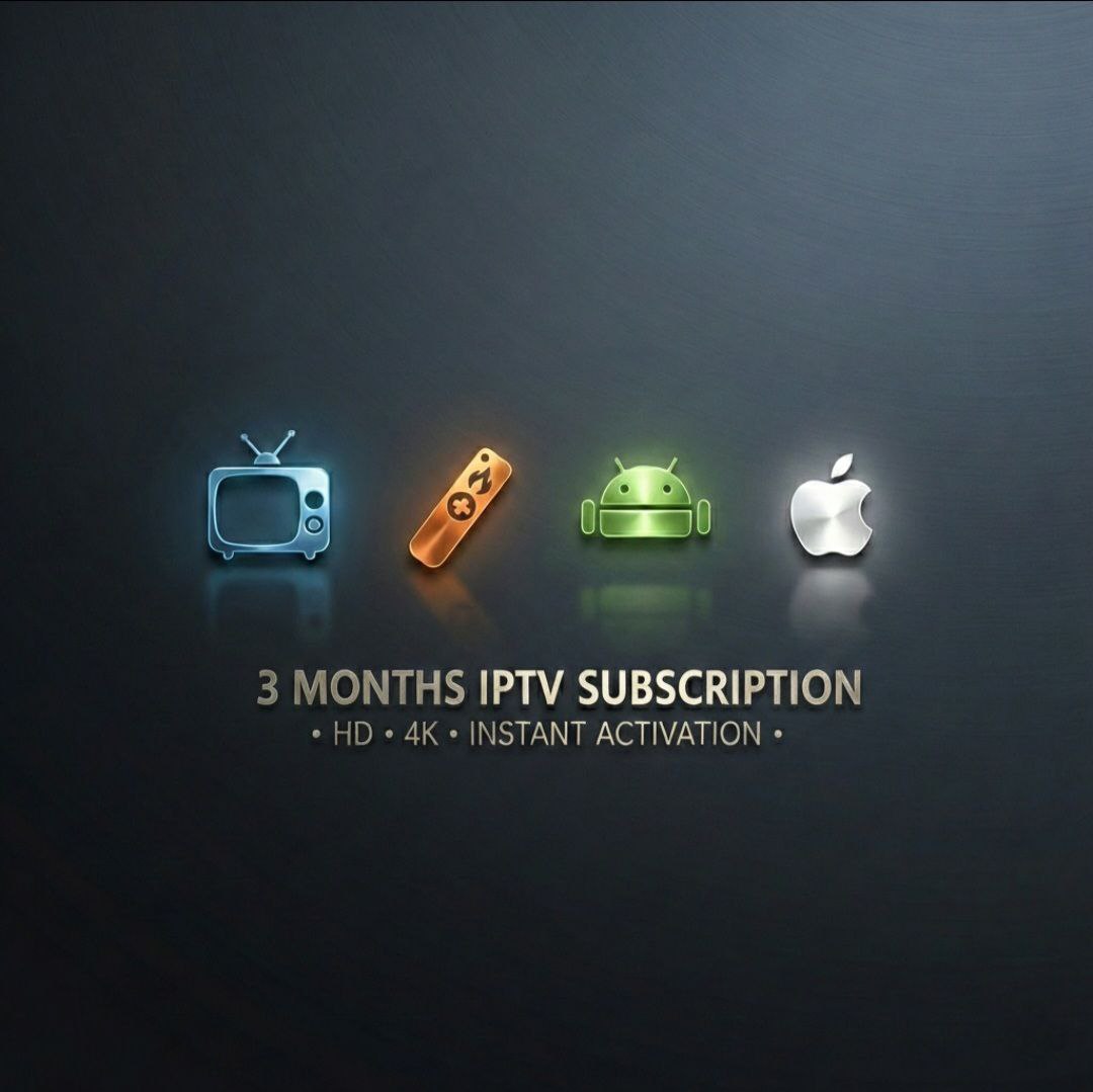 3 Months IPTV Subscription – Stable Premium IPTV Streaming 1 3 months IPTV subscription with stable streaming and full channel access